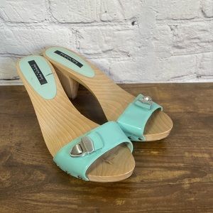 Mint Green Women's Slide Sandals